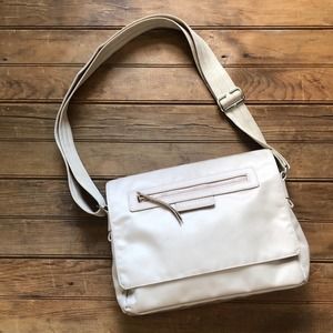 Longchamp Cream Crossbody Bag